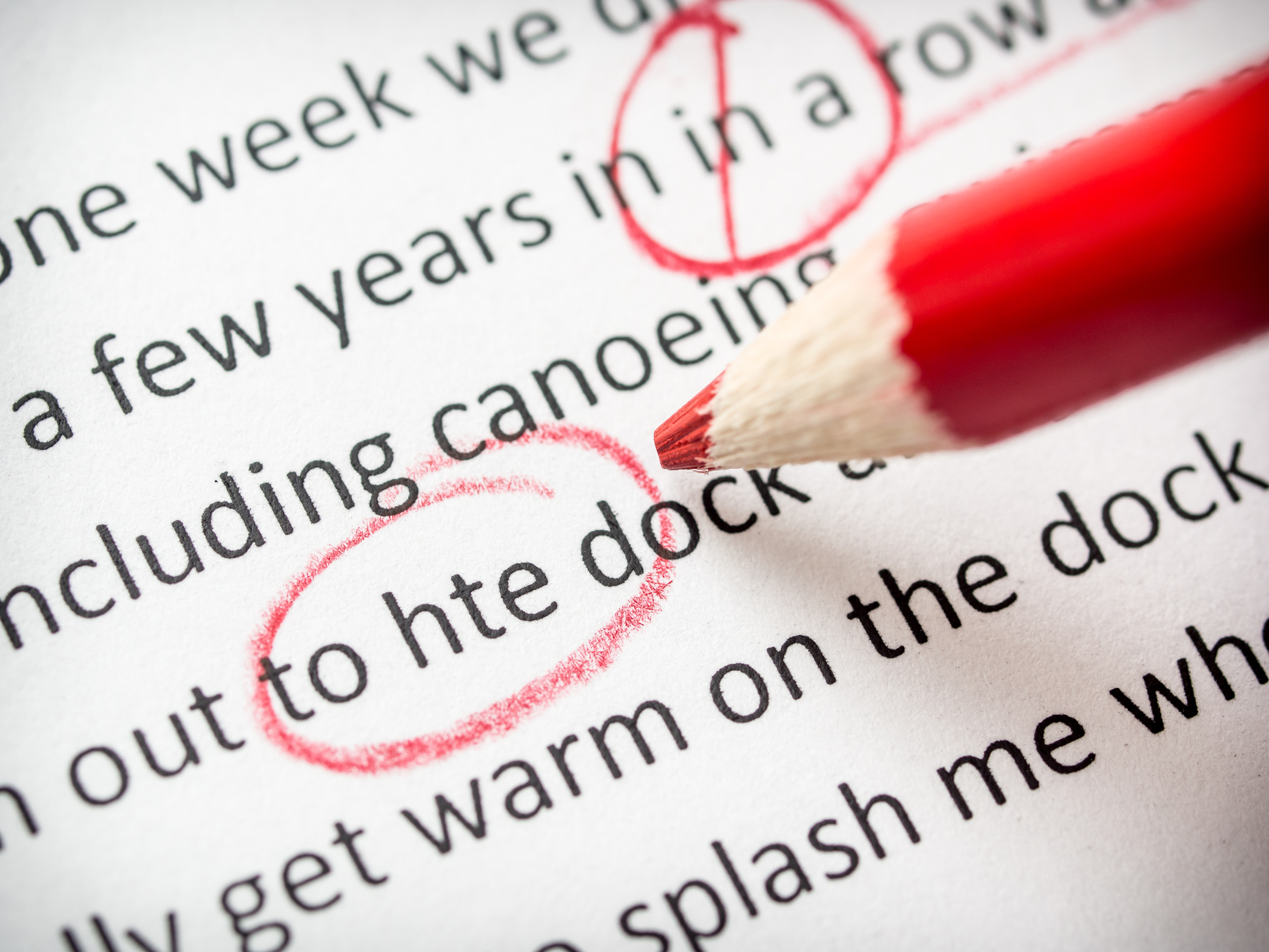 Simple fixes for common editing mistakes